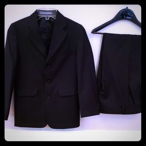 Boy's Black Two Piece Suit